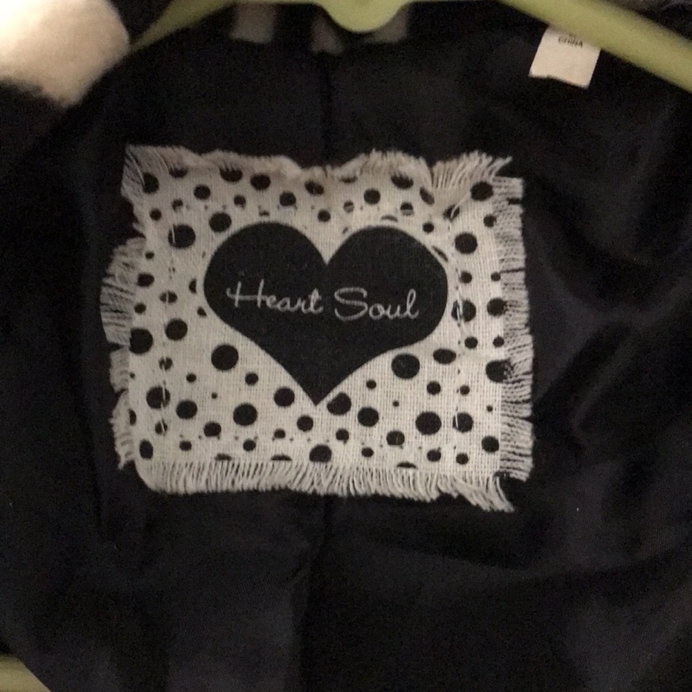 Heart soul black and white tiger striped jacket size small 💕 - Picture 6 of 9